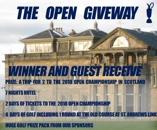 2018 Open Championship Giveaway