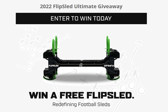 2022 FlipSled Ultimate Giveaway - Win a Brand New Football Sled!