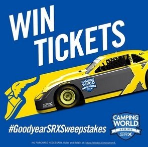 2022 Goodyear x SRX Sweepstakes - Win Tickets to SRX Finals in Hartford, Ohio