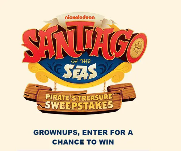 2022 Nick Jr Sweepstakes -  The Santiago of the Seas Pirate’s Treasure Sweepstakes
