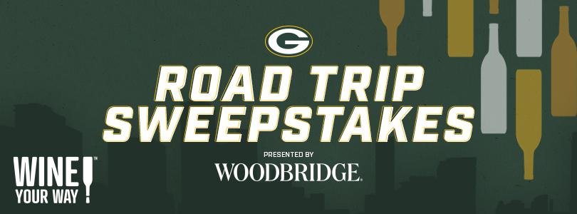 2022 Packers Road Trip Sweepstakes - Win A Trip For 2 To See Green Bay Packers vs Chicago Bears