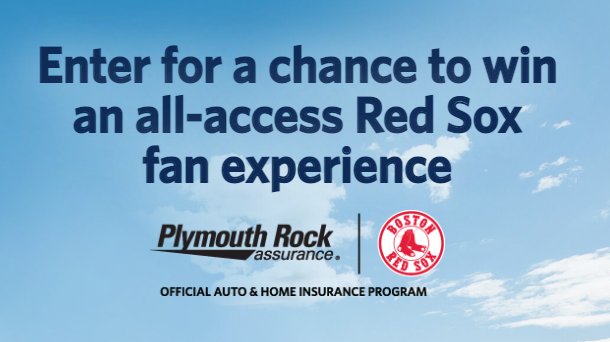2022 Plymouth Rock Red Sox Giveaway - Win 4 Tickets To A Boston Red Sox Home Game & More