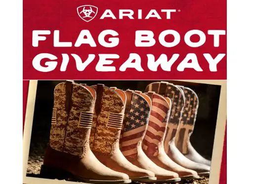2023 Cavender’s & Ariat Flag Boots Giveaway - Win A Pair Of Ariat Flag ...