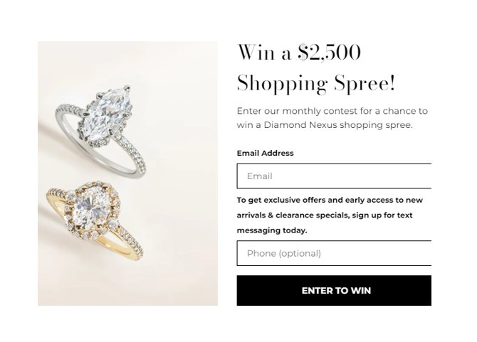 2023 Diamond Nexus Shopping Spree Giveaway - Win A $2,500 Jewelry Shopping Spree
