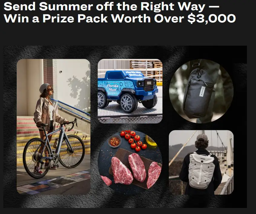 2023 Gear Patrol Summer  Send Off Giveaway - Win A $3,000 Prize Package