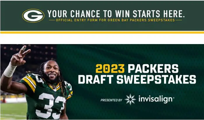 2023 Packers NFL Draft Sweepstakes – Win An Autographed Aaron Jones Jersey, 2023 Packers Draft Prize Package + More