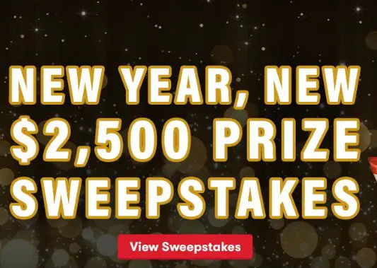 2023 PepsiCo Tasty Rewards New Year New $2,500 Sweepstakes - Win $2,500 Cash