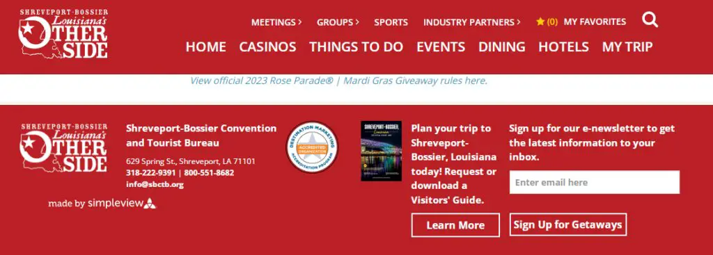 2023 Rose Parade Mardi Gras Giveaway - Win A One-Night Stay At The Shreveport Hilton Hotel