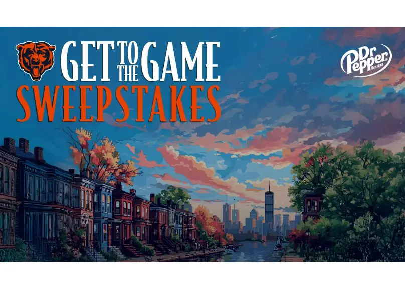 2025 Chicago Bears Get To The Game Sweepstakes - Win A Trip For Two To Baltimore!