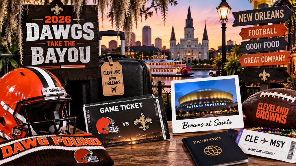 2026 Dawgs Take The Bayou Sweepstakes – Win A Browns Trip For 2