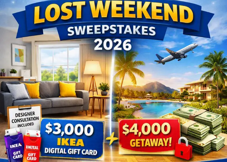 2026 IKEA Lost Weekend Sweepstakes - $7,200 Makeover + Getaway Package Up For Grabs