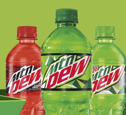 $21,900 Free Mountain Dew for a Year