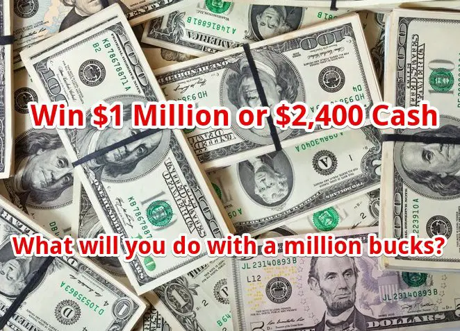 24 Hour Fitness End of Year Giveaway - Win $1,000,000 or $2,400 Cash