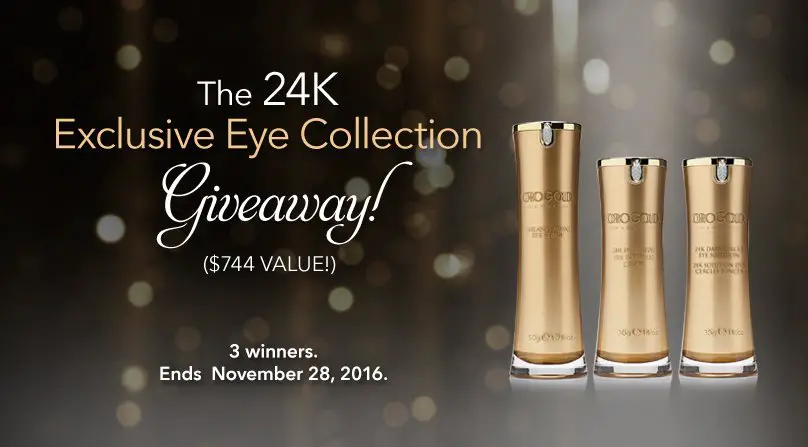 24K Exclusive Eye Collection, Win It!