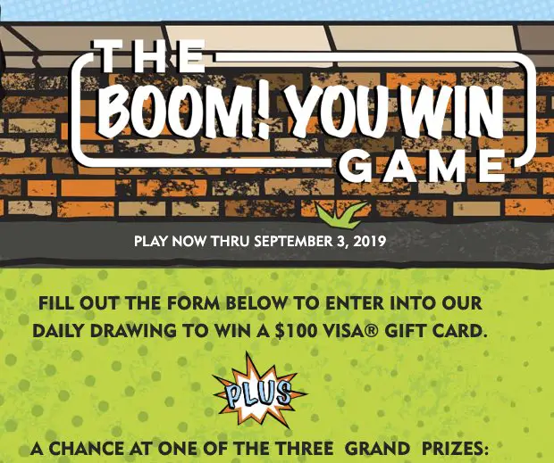 $25,000 Boom You Win Sweepstakes by Shoe Carnival