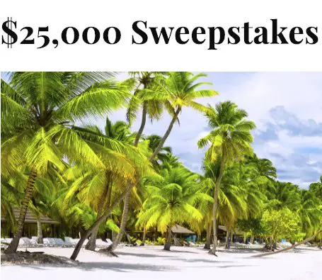 $25,000 Escape to The Beach Sweepstakes