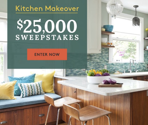 $25,000 Kitchen Makeover Sweepstakes