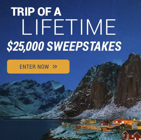 $25,000 Travel Sweepstakes