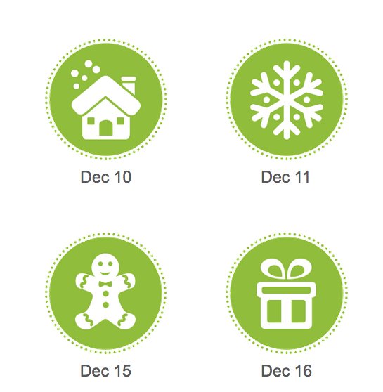 25 Days of Holiday Giveaways, 499 Winners