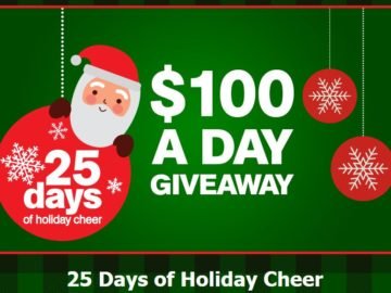 25 Days of Holiday Cheer Sweepstakes
