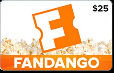 $25 Fandango E-Gift Card Giveaway