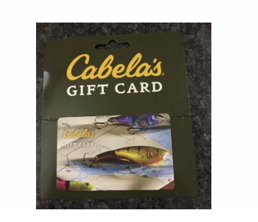 $250 Cabela's gift card