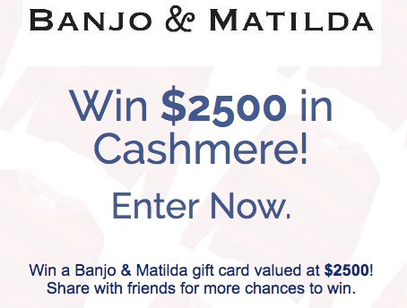 $2500 Gift Card Giveaway