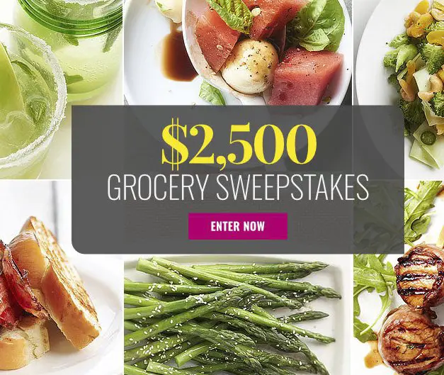 $2,500 Grocery Sweepstakes
