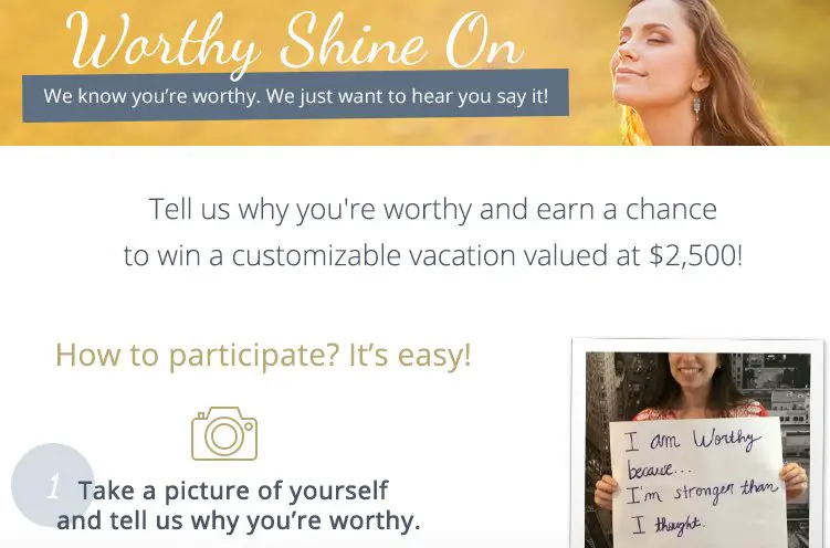 $2,500 Shine On Getaway Sweepstakes