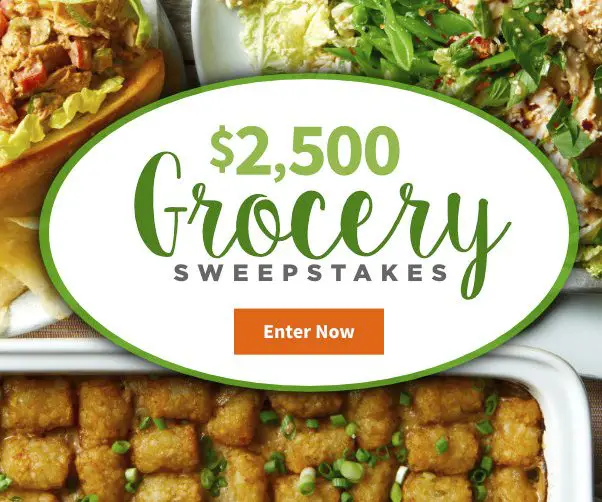 $2,500 Groceries Sweepstakes