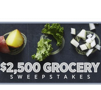 $2,500 Grocery Sweepstakes