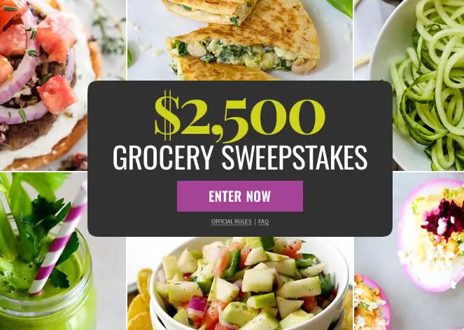 $2,500 Grocery Sweepstakes
