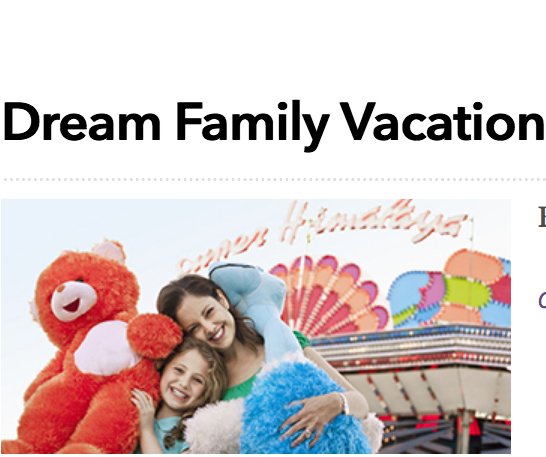 $25,000 Family Vacation Sweepstakes