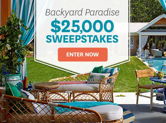 $25k Backyard Paradise Sweepstakes