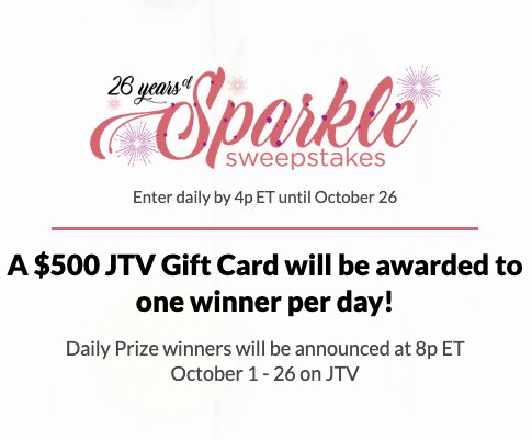 26 Years Of Sparkle Sweepstakes