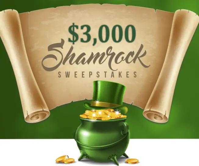 $3,000 Cash Shamrock