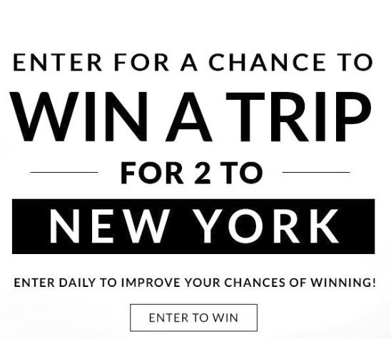 $3,000 Trip to New York