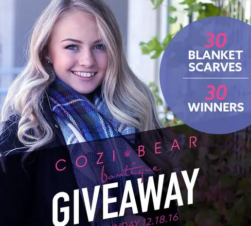 30 Free Scarves from CoziBear Boutique