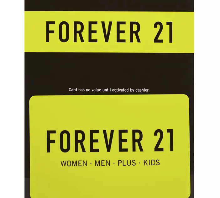 $300 Forever 21 Gift Card Sweepstakes