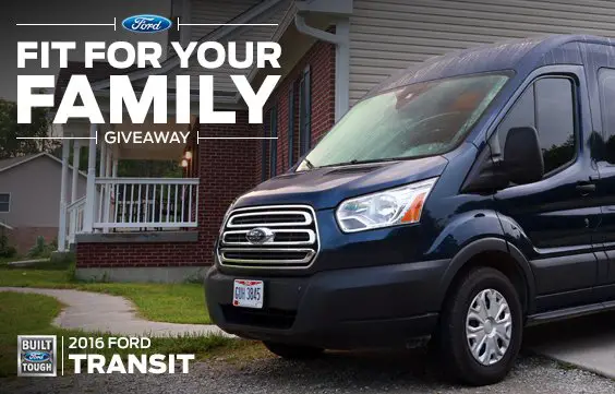 $30,000 Ford Fit For Your Family Sweepstakes!