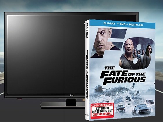 32” LG LED TV + The Fate of the Furious Sweepstakes