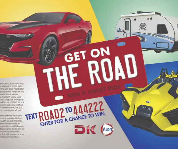 $34,000 Get On The Road Sweeps