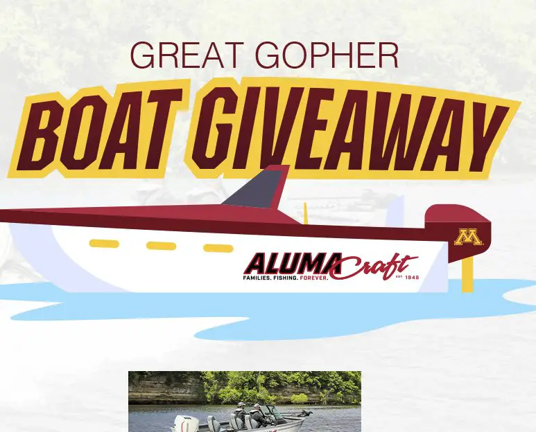 $35,000 Great Gopher Boat Giveaway