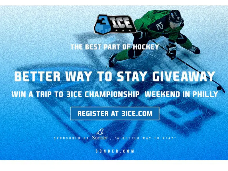 3ICE Sonder Championship Trip For Two Sweepstakes  - Win A Trip For 2 To The 3ICE Championship Weekend
