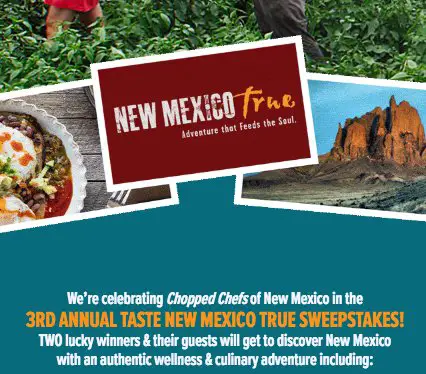 3Rd Annual Taste New Mexico True Sweepstakes