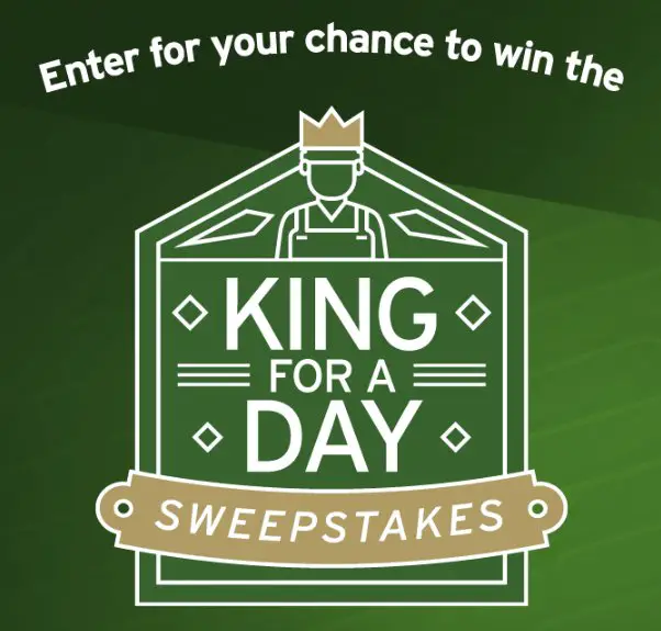 $4,000 King For A Day Sweepstakes