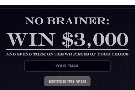 4 x $3,000 William Henry Gift Cards