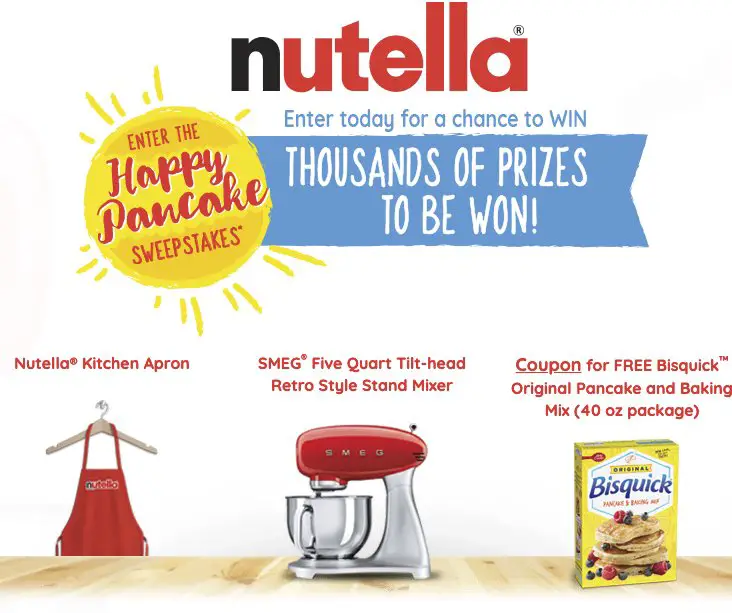 $40,000 Happy Pancake Sweepstakes