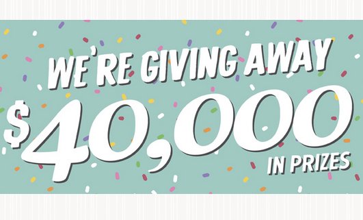40th Anniversary $40,000 Sweepstakes