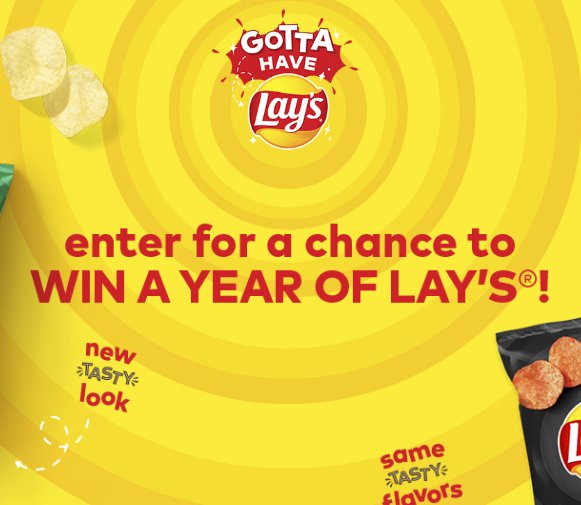 $44,616 Lays for a Year Giveaway